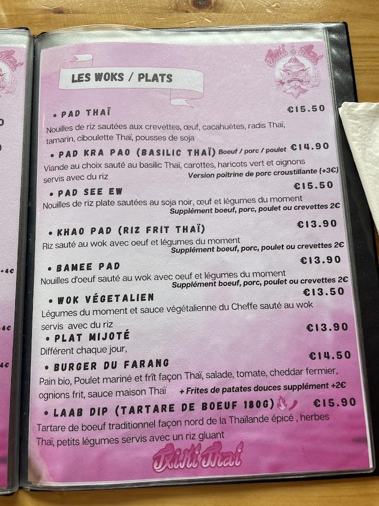 Txiki Thaï - Menu Image 3